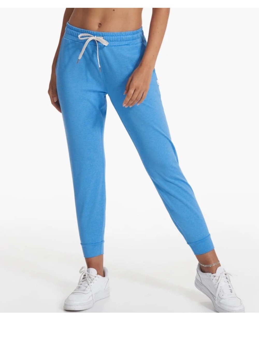Vuori Performance Jogger DreamKnit Baltic Heather Blue Women’s Size Small